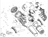 Dewalt DCMBL777N Type 1 XJ 18V Cordless Blower Spare Parts
